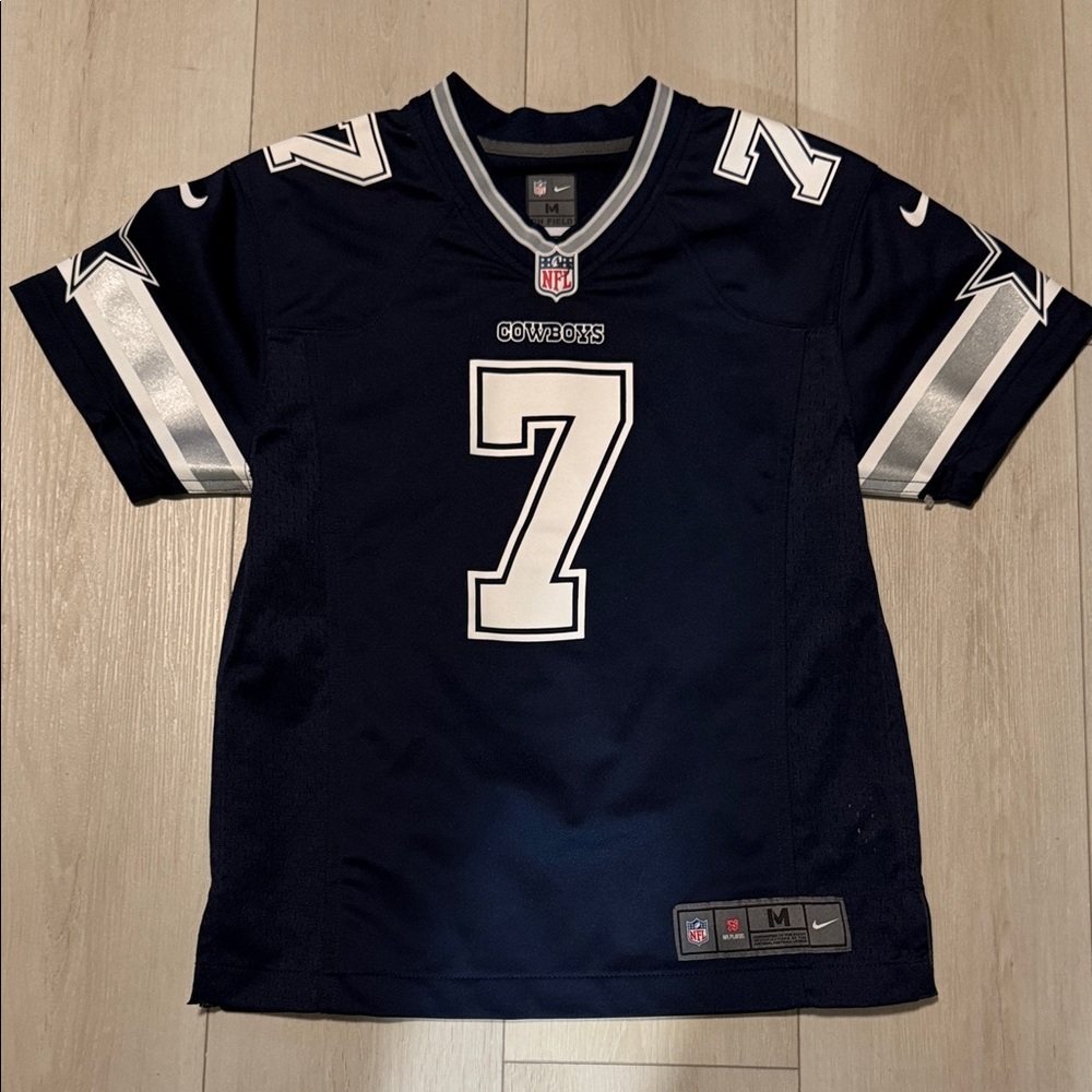 NFL Nike Dallas Cowboys Football Kids Jersey #7 Trevon Diggs Size M